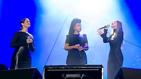 נרקיס ואלרי חמאתי ומארינה מקסמיליאן, צילום: מסך קשת 12